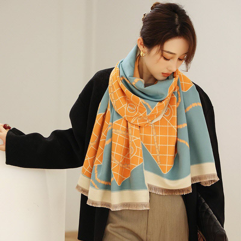 Discover Luxury with the KQ-WD10 Cashmere Scarf for Women