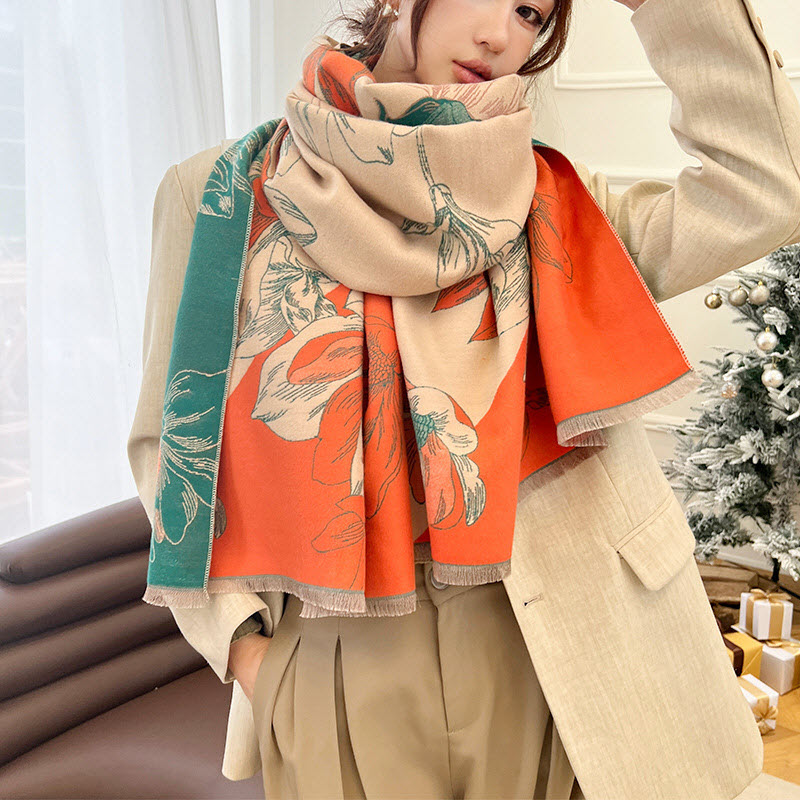 Discover the Elegance of the Premium Cashmere Women's Scarf KQ-WD20