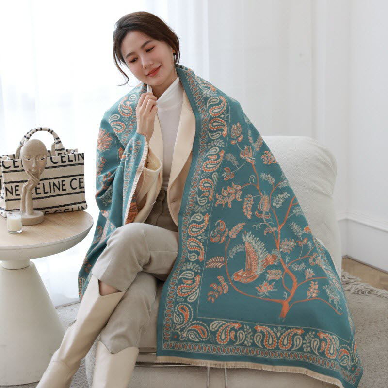 Elevate Your Elegance with the Premium Cashmere Women's Scarf KQ-WD26