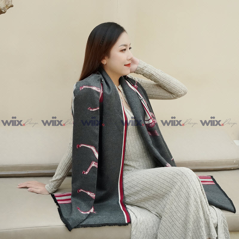 Elevate Your Style with the KQ-WD18 Cashmere Scarf for Women
