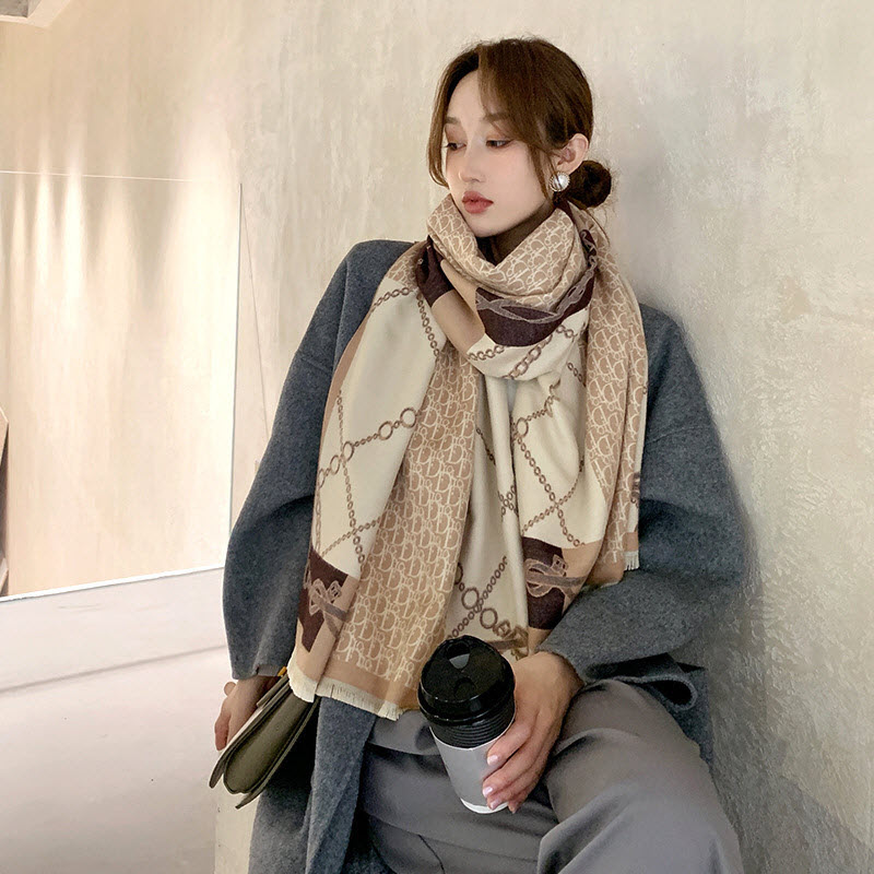 Elevate Your Style with the Premium Cashmere Women's Scarf KQ-WD25