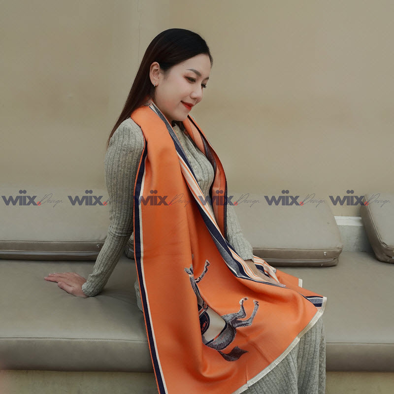 Embrace Elegance Premium Cashmere Scarf for Women KQ-WD15
