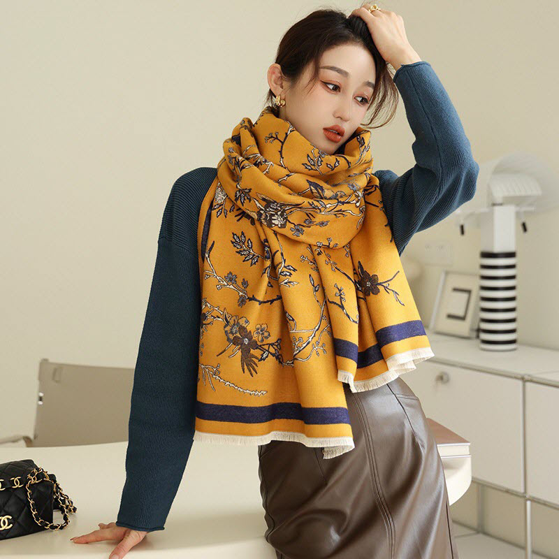 Experience Timeless Elegance KQ WD08 Women's Cashmere Scarf