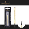 Montagut Premium Ballpoint Pen Refill - Yellow Casing, Black Ink