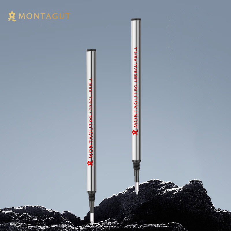 Montagut Set of 2 Premium Ballpoint Pen Refills - Black, Blue, Red