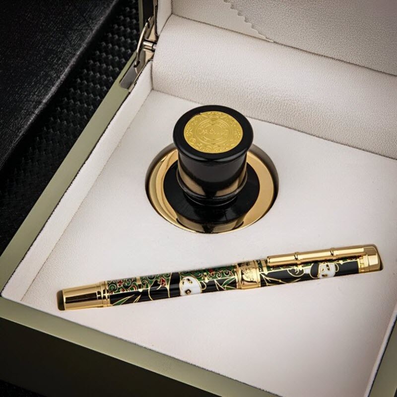 Hero 987 18K Gold-Plated Signature Fountain Pen