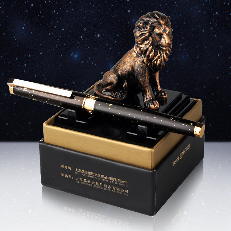 Hero Lion Edition Signature Pen for Leo Zodiac