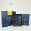 Montagut MT018 Navy Blue Luxury Ballpoint Pen Gift Set