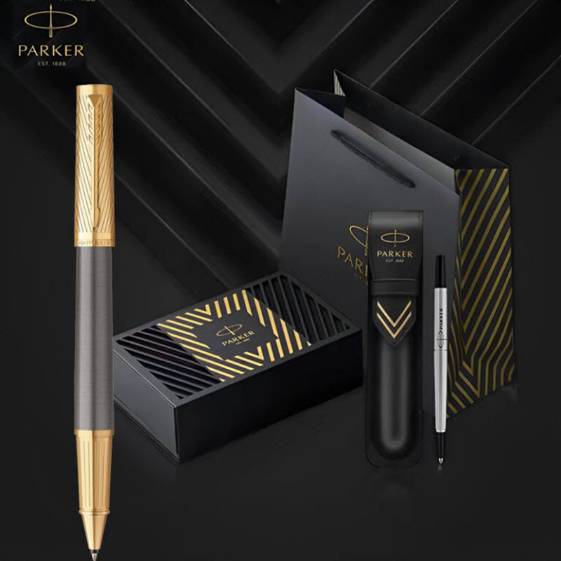 Parker INGNTY ARROW GREY GT-2200951 Gift Set with 23K Gold Plating