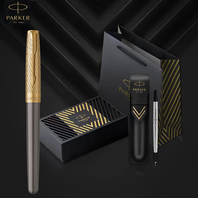Parker SON ARROW GREY GT-2201040 Gift Set with 23K Gold Plating