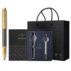 Parker IM Arrow Grey GT-2200977 Premium Gold-Plated Signature Pen Gift Set