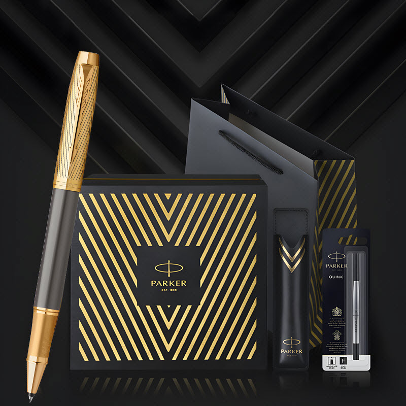 Parker IM Arrow Grey GT-2200977 Signature Pen Gift Set