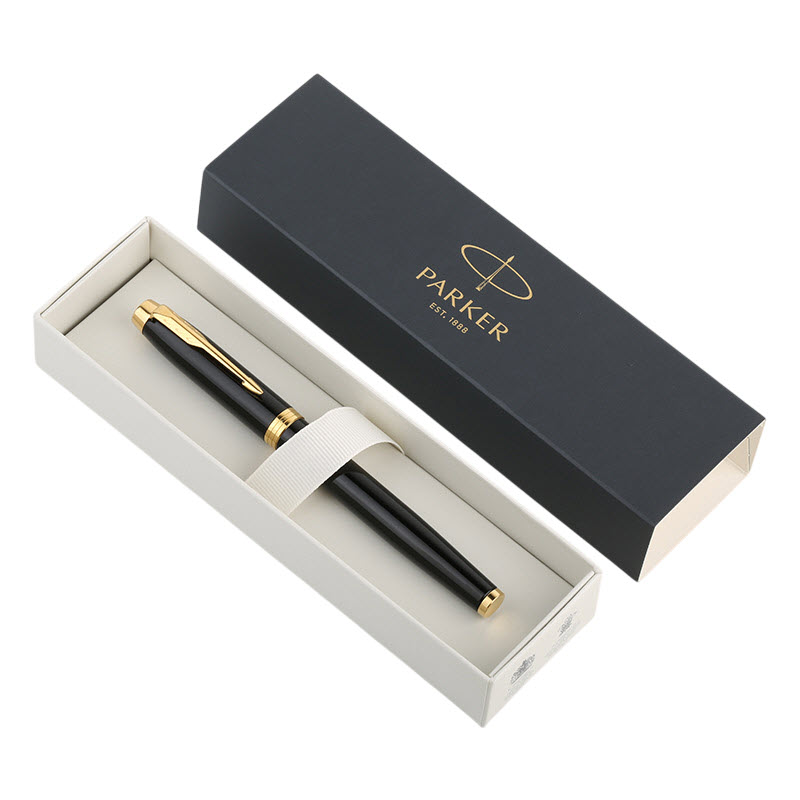 Parker IM Black Lacquer GT S0856360 Premium Rollerball Pen