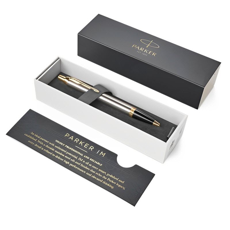 Parker IM Brushed Metal GT TB4-1975642 Premium Ballpoint Pen
