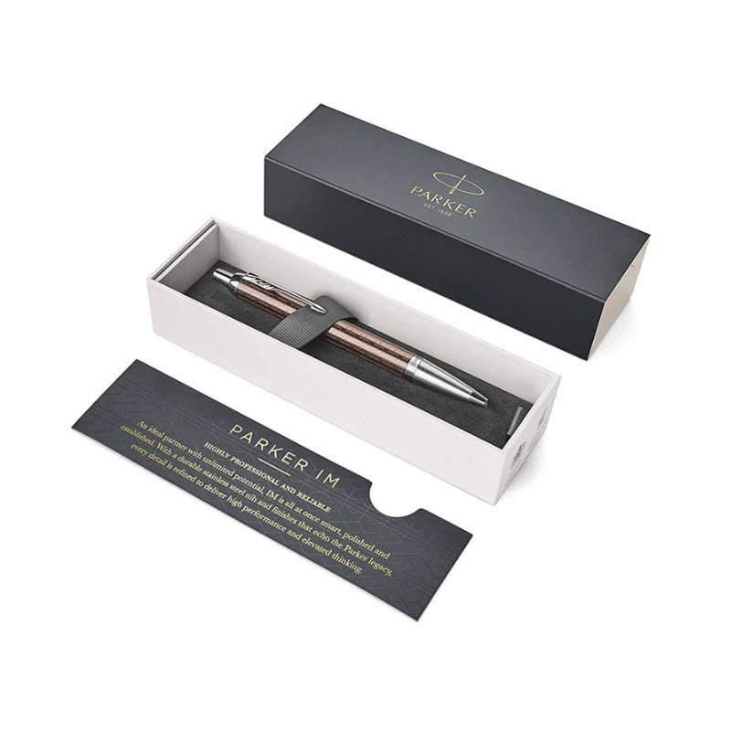 Parker IM PRM X-Brown CT TB4 – 1975656 Premium Ballpoint Pen