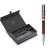 Parker IM SE PORTAL TB – 2153000Z Pen Set with Leather Case