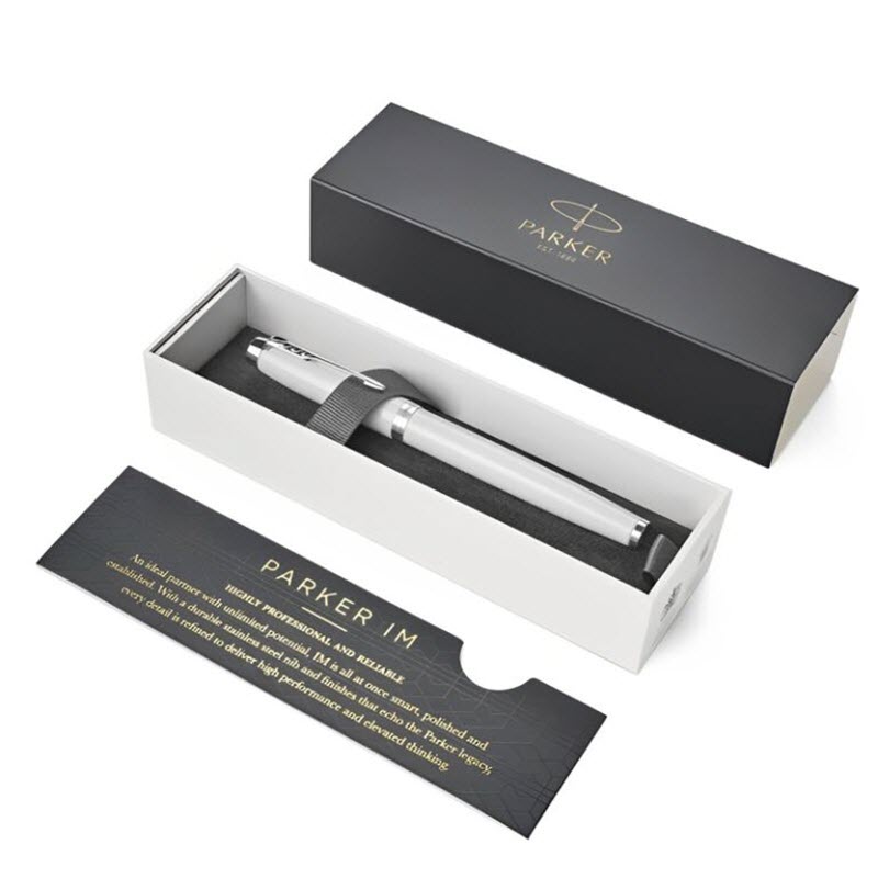 Parker IM X-White LQ CT TB4-1975582 Premium Rollerball Pen