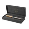 Parker INGNTY ARROW GREY GT-2200951 Premium Rollerball Pen with 23k Gold-Plated Chevron Design