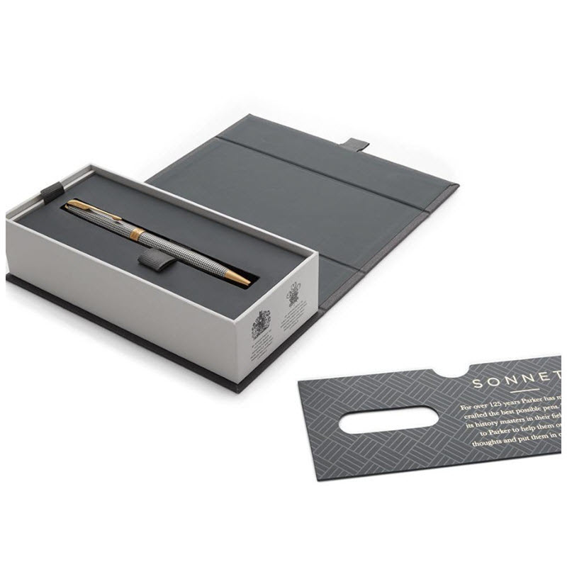 Parker Sonnet X ST Silver GT GB 1931492 Ballpoint Pen