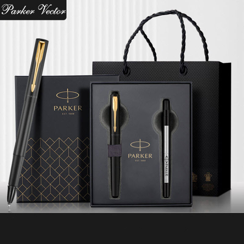 Parker Vector Premium Black Signature Pen Gift Set