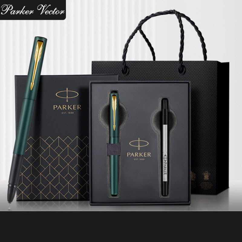 Parker Vector Matte Green Premium Pen Gift Set