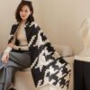 Luxury Houndstooth Winter Scarf KQ-WD37 for Women