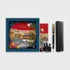 Parker IM Black Gold-Plated Fountain Pen Gift Set with Leather Case