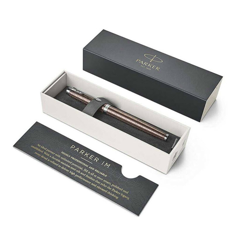 Parker IM PRM X BWN CT TB4 1975585 Luxury Rollerball Pen