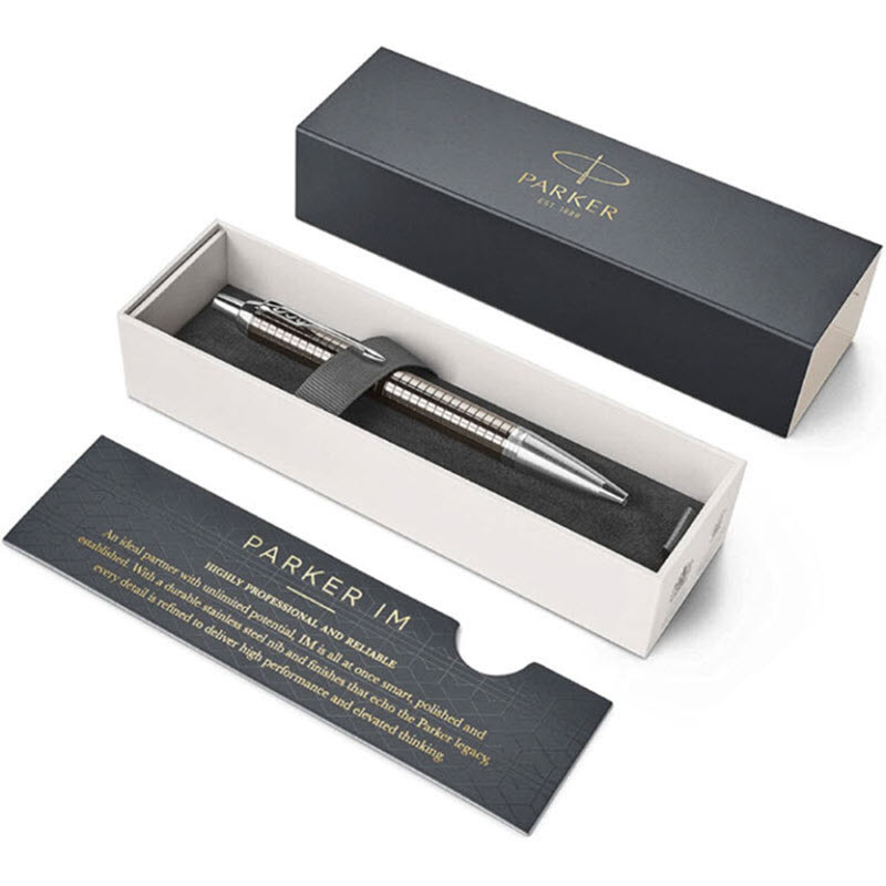 Parker IM PRM X Dark Espresso CT TB4 1975652 Ballpoint Pen