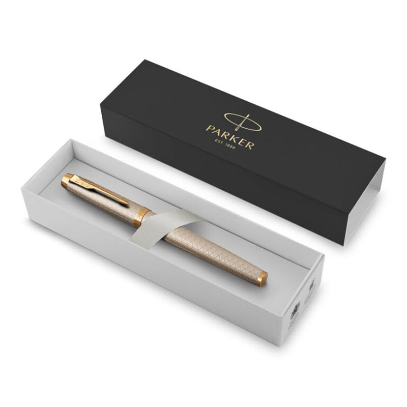 Luxury Parker IM PRM X Grey GT TB4 1975587 Rollerball Pen