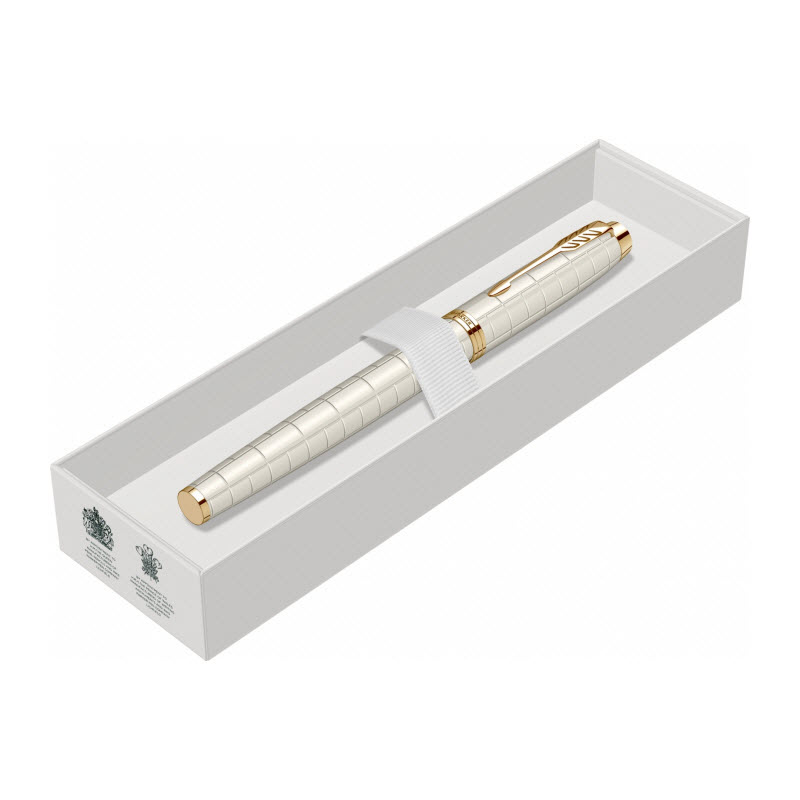 Authentic Parker IM PRM X Pearl GT TB 2143464Z Rollerball Pen