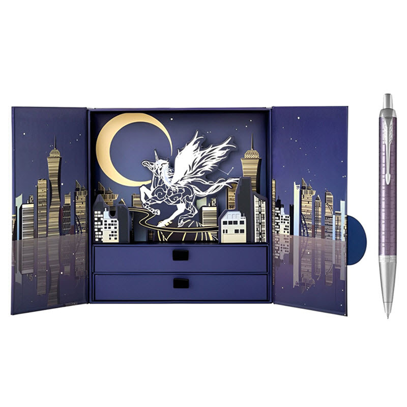 Parker PK054 Violet Ballpoint Pen Gift Set