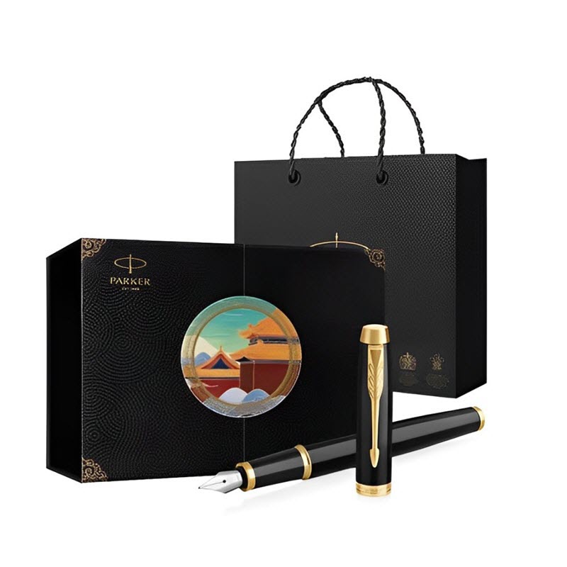 Parker PK060 Black Fountain Pen Gift Set Premium Corporate Gifts