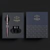 Parker PK874 Premium Violet Fountain Pen Gift Set with Ink and Branded Box