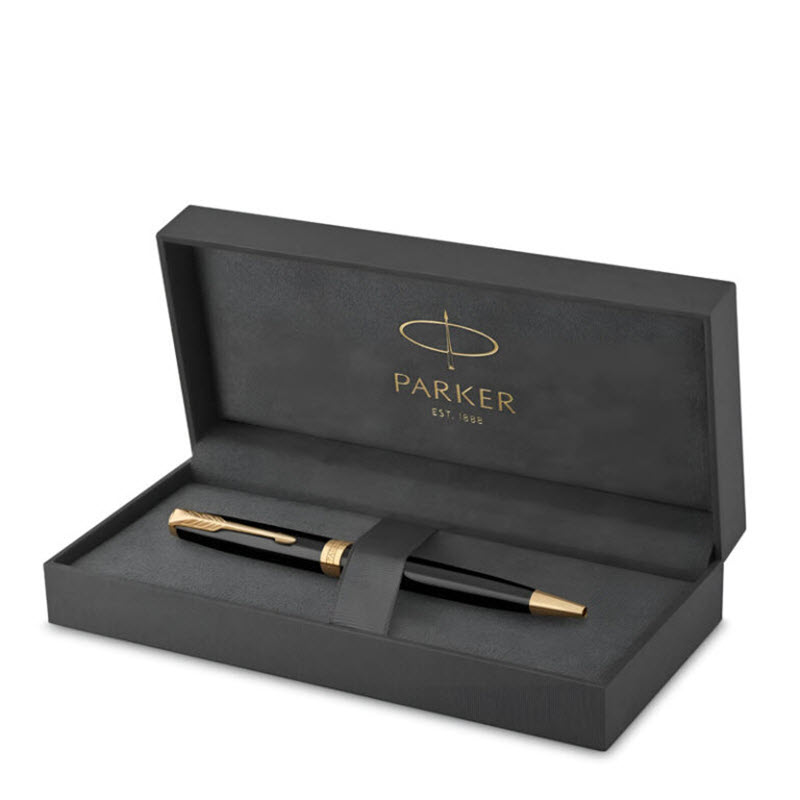 Parker SON X Black GT TB 1950784 18K Gold-Plated Signature Pen
