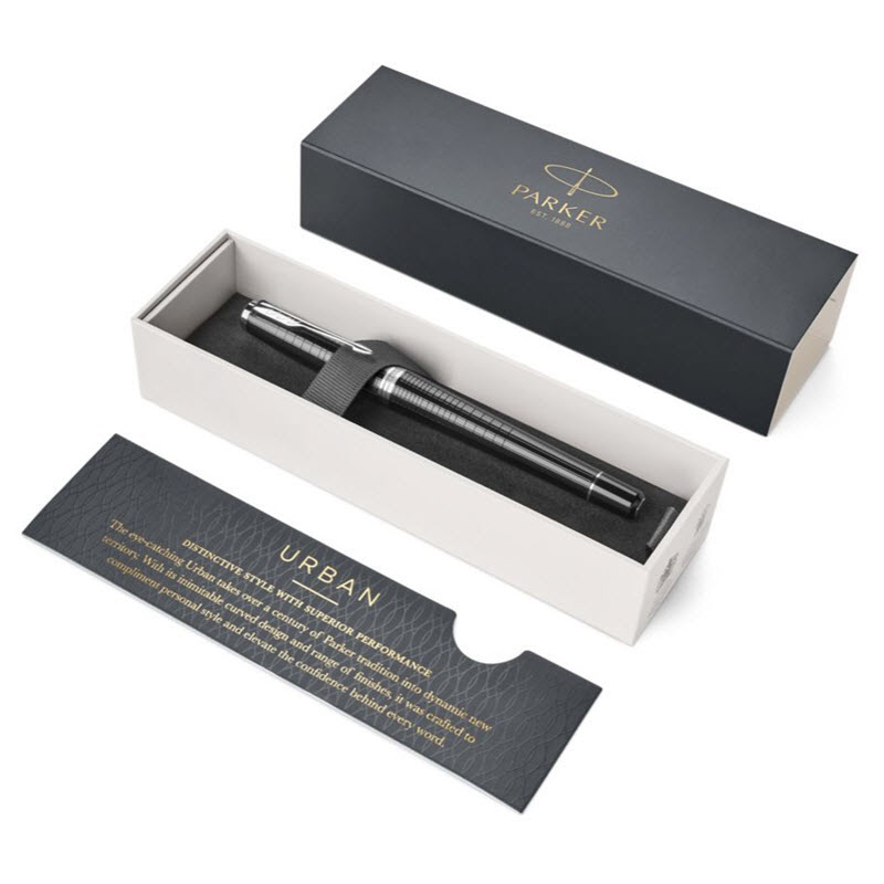 Parker URB PRM Ebony Metal TB4 1975499 Fountain Pen