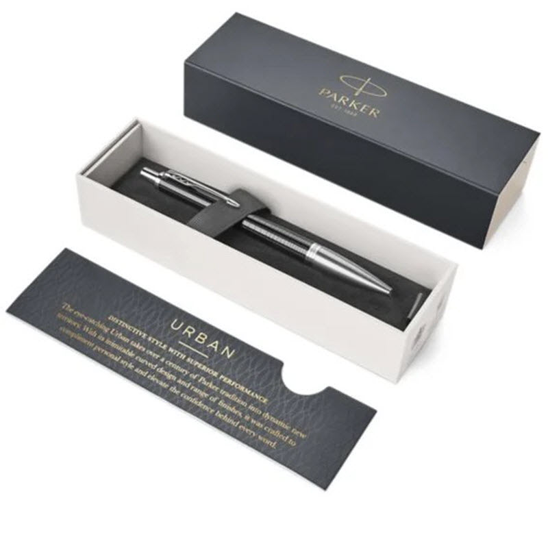 Parker URB PRM X Ebony Metal TB4 1975459 Ballpoint Pen